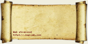 Negovanka Joksić vizit kartica